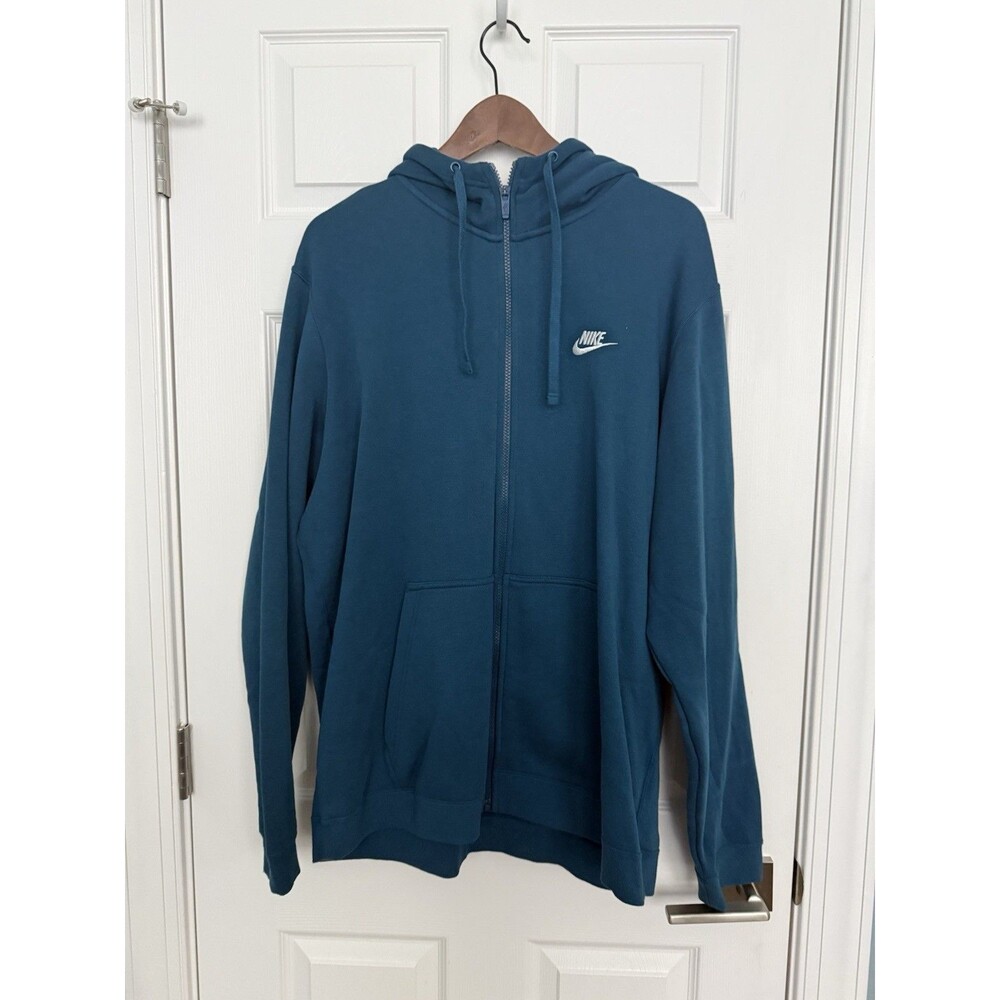 Nike Youth XL Tech Fleece Zip-Up Hoodie Glacier Blue